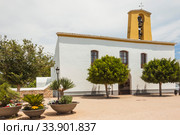 St Gertrudis de Fruitera church in Ibiza. Стоковое фото, фотограф Gagara / Фотобанк Лори