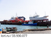 Причал ФГБУ "Морспасслужба" в Петропавловске-Камчатском (2020 год). Редакционное фото, фотограф Алексей Шматков / Фотобанк Лори