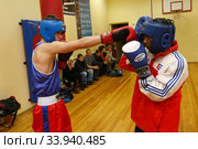 Кубинский и Российские боксёры (2008 год). Редакционное фото, фотограф Дмитрий Неумоин / Фотобанк Лори
