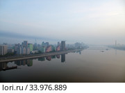Pyongyang, capital of the North Korea. DPRK (2019 год). Стоковое фото, фотограф Знаменский Олег / Фотобанк Лори