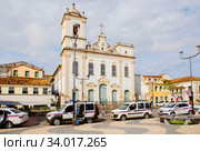 Сальвадор. Бразилия. Церковь Святого Петра. Sao Pedro dos Clerigos. (2020 год). Редакционное фото, фотограф Галина Савина / Фотобанк Лори