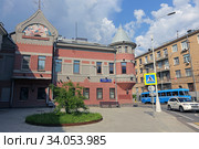 Особняк Филипповых. Город Москва,Яузский бульвар 1/15, строение 8 (2020 год). Редакционное фото, фотограф Алексей Гусев / Фотобанк Лори