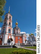 Varnitsky Trinity-Sergius Monastery in the Yaroslavl region, Rostov Veliky, Varnitsa village (2020 год). Стоковое фото, фотограф Валерий Смирнов / Фотобанк Лори