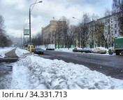 Флотская улица. Район Ховрино. Город Москва (2010 год). Редакционное фото, фотограф lana1501 / Фотобанк Лори