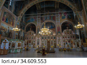 Inside the Church of the Resurrection of Christ in the city of Vichuga, Ivanovo region, Russia (2020 год). Стоковое фото, фотограф Валерий Смирнов / Фотобанк Лори