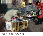 Торговые ряды. Город Одинцово. Московская область. Россия (2010 год). Редакционное фото, фотограф lana1501 / Фотобанк Лори