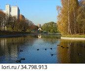 Парк Дружбы. Район Левобережный. Город Москва (2010 год). Стоковое фото, фотограф lana1501 / Фотобанк Лори