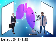 Concept of telemedicine via internet. Стоковое фото, фотограф Elnur / Фотобанк Лори