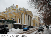 Московская хоральная синагога. Большой Спасоглинищевский переулок, 10. Тверской район. Город Москва (2011 год). Редакционное фото, фотограф lana1501 / Фотобанк Лори