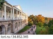 Камеронова галерея. Город Пушкин. Царское Село (2020 год) Редакционное фото, фотограф Юрий Кирсанов / Фотобанк Лори