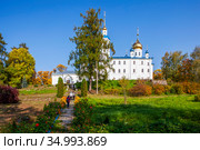Иоанно-Богословский Череменецкий мужской монастырь. Череменец. Лужский район, Ленинградская область (2020 год). Стоковое фото, фотограф Сергей Афанасьев / Фотобанк Лори