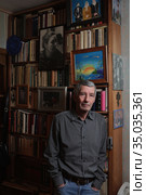 Известный поэт Валерий Лобанов (2020 год). Редакционное фото, фотограф Дмитрий Неумоин / Фотобанк Лори
