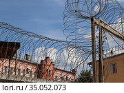 Территория учреждения ФКУ Т-2 УФСИН России по Владимирской области - бывшая тюрьма "Владимирский централ" (2020 год). Стоковое фото, фотограф Светлана Ясинская / Фотобанк Лори