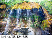 Водопад на реке Сулак. Сулакский каньон. Дагестан. Россия (2020 год). Стоковое фото, фотограф Сергей Афанасьев / Фотобанк Лори