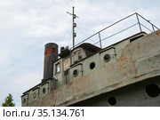 Буксирный пароход "Ижорец 8". Музей  "Дорога жизни. Ленинградская область (2008 год). Редакционное фото, фотограф Александр Щепин / Фотобанк Лори