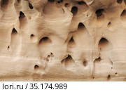 Gran Canaria, amazing sand stone erosion figures in ravines on Punta de las Arenas cape on the western part of the island, also called Playa de Artenara (2020 год). Стоковое фото, фотограф Tamara Kulikova / Фотобанк Лори