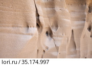 Gran Canaria, amazing sand stone erosion figures in ravines on Punta de las Arenas cape on the western part of the island, also called Playa de Artenara (2020 год). Стоковое фото, фотограф Tamara Kulikova / Фотобанк Лори