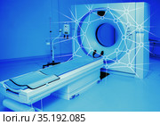 Medical tomograph in clinic. Стоковое фото, фотограф Юрий Бизгаймер / Фотобанк Лори