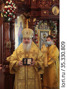 Игумен Екатерининского монастыря епископ Виндовский Тихон (2021 год). Редакционное фото, фотограф Дмитрий Неумоин / Фотобанк Лори