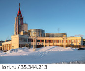Пожарная часть №55 в Куркино г. Москвы (2021 год). Стоковое фото, фотограф Токарева Ирина / Фотобанк Лори