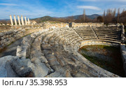 Odeon - small concert theatre in Troy city. Turkey. Стоковое фото, фотограф Яков Филимонов / Фотобанк Лори