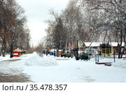 Парк культуры и отдыха ранней весной. Тамбов (2021 год). Редакционное фото, фотограф Владимир Макеев / Фотобанк Лори