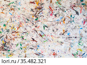 Abstract paint background. Color texture. Brushstrokes of paint. Modern art. Contemporary art. Colorful canvas. Watercolor drips. Brush strokes of multicolored acrylic paint on the canvas. Стоковое фото, фотограф Nataliia Zhekova / Фотобанк Лори