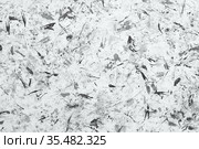 Abstract black and white paint background texture. Brushstrokes of paint. Modern art. Contemporary art. Random Watercolor drips. Brush strokes of grey and black paint on. Стоковое фото, фотограф Nataliia Zhekova / Фотобанк Лори