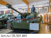 Немецкое самоходное штурмовое орудие Sd.Kfz. 142 ( StuG III Ausf.G) образца 1944г. Экспозиция музея бронетехники. Парола, Финляндия (2017 год). Редакционное фото, фотограф Виктор Карасев / Фотобанк Лори