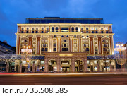 Отель The Ritz-Carlton, Moscow (2021 год). Редакционное фото, фотограф Галина Савина / Фотобанк Лори