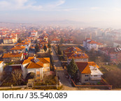 Flight over city Golhisar. Turkey. Стоковое фото, фотограф Яков Филимонов / Фотобанк Лори