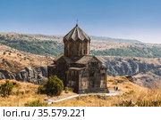 Armenia, Church of the 11th century Vahramashen near the fortress Amberd (2018 год). Стоковое фото, фотограф Наталья Волкова / Фотобанк Лори