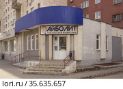Магазин ''Айболит'', товары для животных. Липецк (2021 год). Редакционное фото, фотограф Евгений Будюкин / Фотобанк Лори