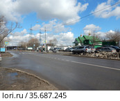 Храм преподобного Сергия Радонежского. Красноярская улица, владение 11. Район Гольяново. Город Москва (2021 год). Редакционное фото, фотограф lana1501 / Фотобанк Лори