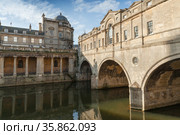 Old town of Bath, Somerset. Street view (2017 год). Стоковое фото, фотограф EugeneSergeev / Фотобанк Лори