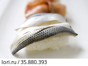 Gizzard shad sushi. Стоковое фото, агентство Ingram Publishing / Фотобанк Лори
