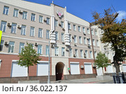 Бывший доходный дом Московского городского общества взаимного от огня страхования (построен в 1915 году, архитектор А.Э. Эрихсон). Министерство здравоохранения РФ. Неглинная улица, 25. Тверской район. Город Москва (2019 год). Редакционное фото, фотограф lana1501 / Фотобанк Лори