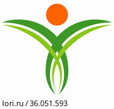 Герб города Юфу. Префектура Оита. Япония. Стоковая иллюстрация, иллюстратор Владимир Макеев / Фотобанк Лори