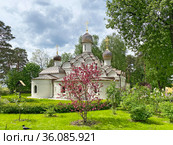 Храм Архангела Михаила. Усадьба Архангельское (2021 год). Редакционное фото, фотограф Мария Кылосова / Фотобанк Лори
