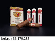 Romeo y Julieta cuban cigars (2019 год). Редакционное фото, фотограф Julio Rivalta / Фотобанк Лори