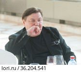 Российский шоумен Гия Леванович Гагуа, один из создателей и лидер юмористической группы «Экс-ББ», профессор кафедры режиссуры театрализованных представлений (2021 год). Редакционное фото, фотограф Малышев Андрей / Фотобанк Лори