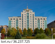 Казань, отель на улице Островского дом 61, Bilyar Palace Hotel (2018 год). Стоковое фото, фотограф Геннадий Соловьев / Фотобанк Лори