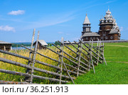 Россия, Карелия. Кижи. Русское деревянное зодчество (2021 год). Редакционное фото, фотограф Natalia Sidorova / Фотобанк Лори