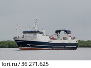 Рыболовное судно "Дарья". Россия, Архангельская область (2021 год). Стоковое фото, фотограф Яковлев Сергей / Фотобанк Лори