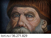 Фрагмент картины наивного художника Ивана Селиванова, фрагмент (2021 год). Редакционное фото, фотограф Дмитрий Неумоин / Фотобанк Лори