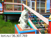 Дацан Зандин. Дуган. Мухоршибирский район Бурятии. Россия (2021 год). Стоковое фото, фотограф Валерий Митяшов / Фотобанк Лори