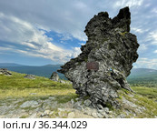 Тучи над перевалом Дятлова в июле. Северный Урал (2021 год). Стоковое фото, фотограф Овчинникова Ирина / Фотобанк Лори