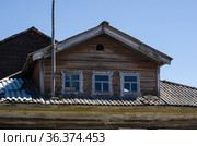 Подчердачное помещение - светелка в русском деревенском доме. Светелка. Россия, Архангельская область, село Ненокса (2021 год). Стоковое фото, фотограф Яковлев Сергей / Фотобанк Лори