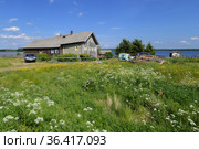 Деревня Руга. Республика Карелия (2018 год). Редакционное фото, фотограф Дмитрий Шишков / Фотобанк Лори