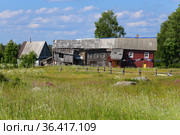 Деревня Руга. Республика Карелия (2018 год). Стоковое фото, фотограф Дмитрий Шишков / Фотобанк Лори